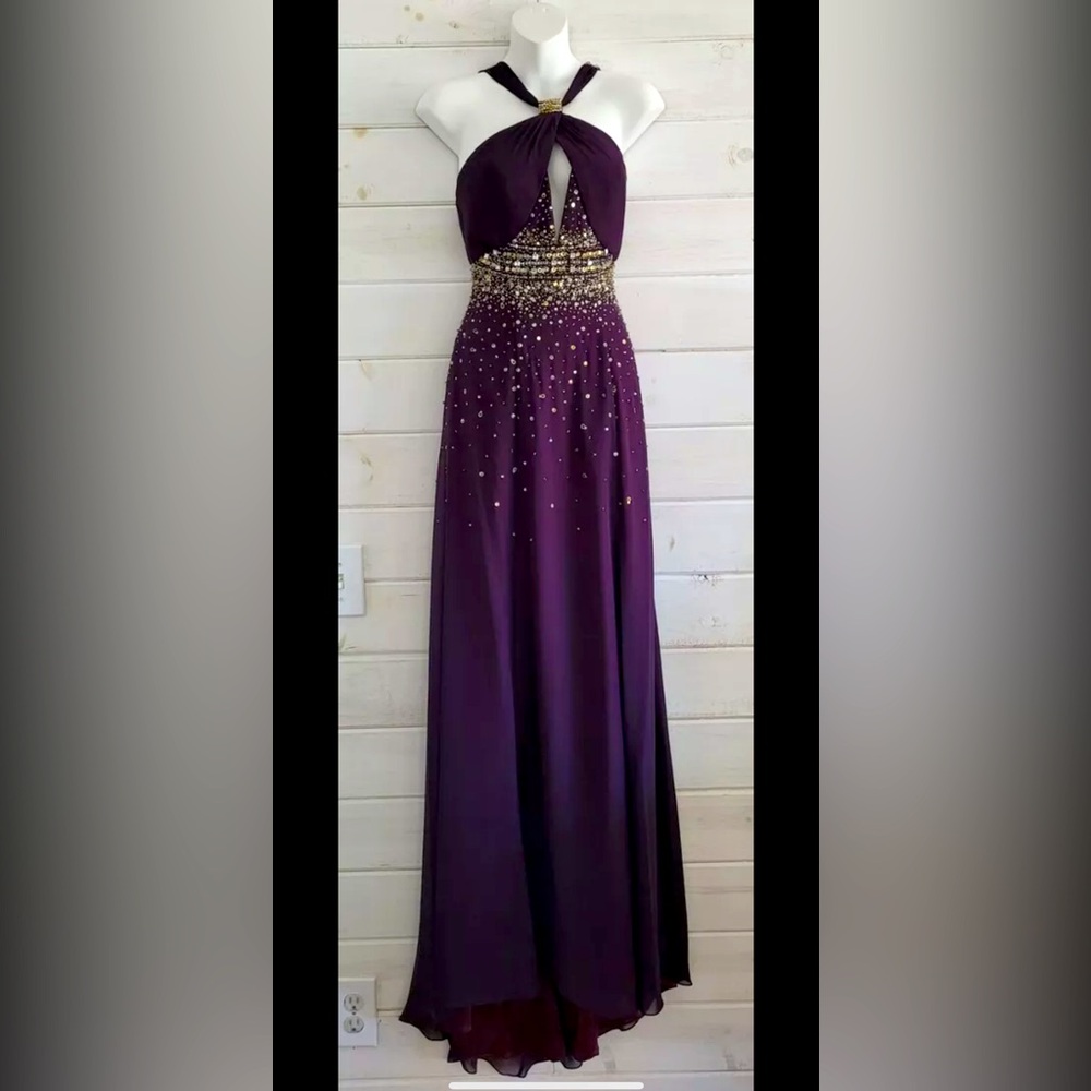 Cocktail Bridesmaid Homecoming long formal dress sz 2 retail 219